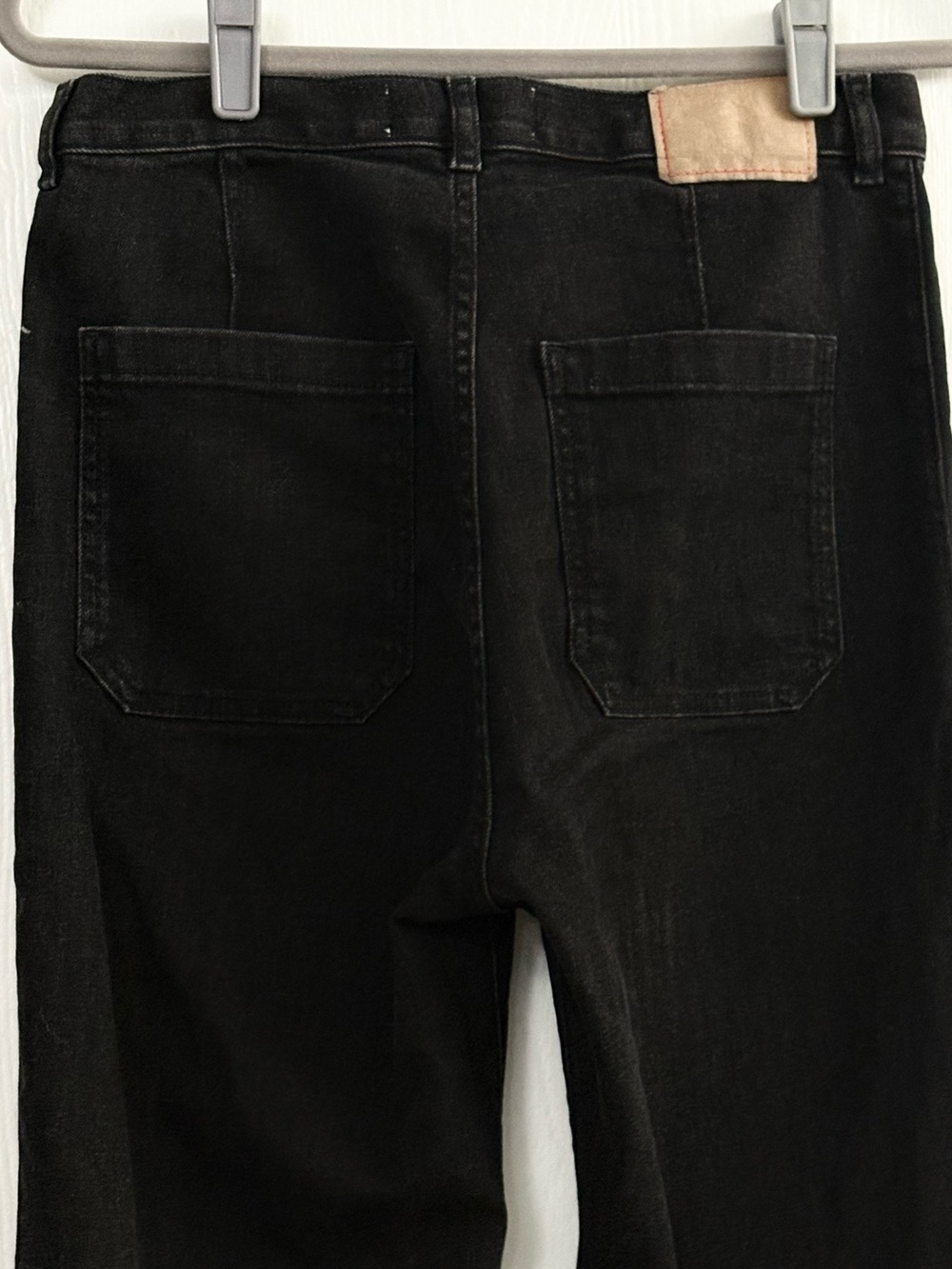 JEANERICA St Monica Black 2 Weeks High-Rise Wide-Leg Women's Jeans Size 29 - Picture 8 of 13